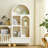Cream Simple Modern Wooden Bookcase