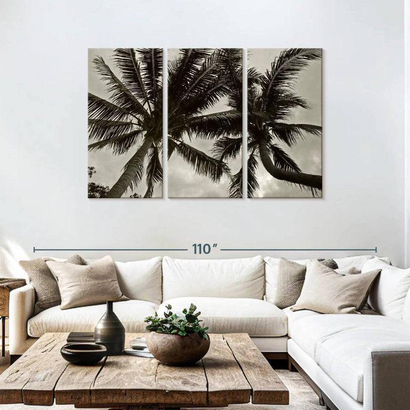 Harnek Palms At Night V, H 48 po x l 74 po