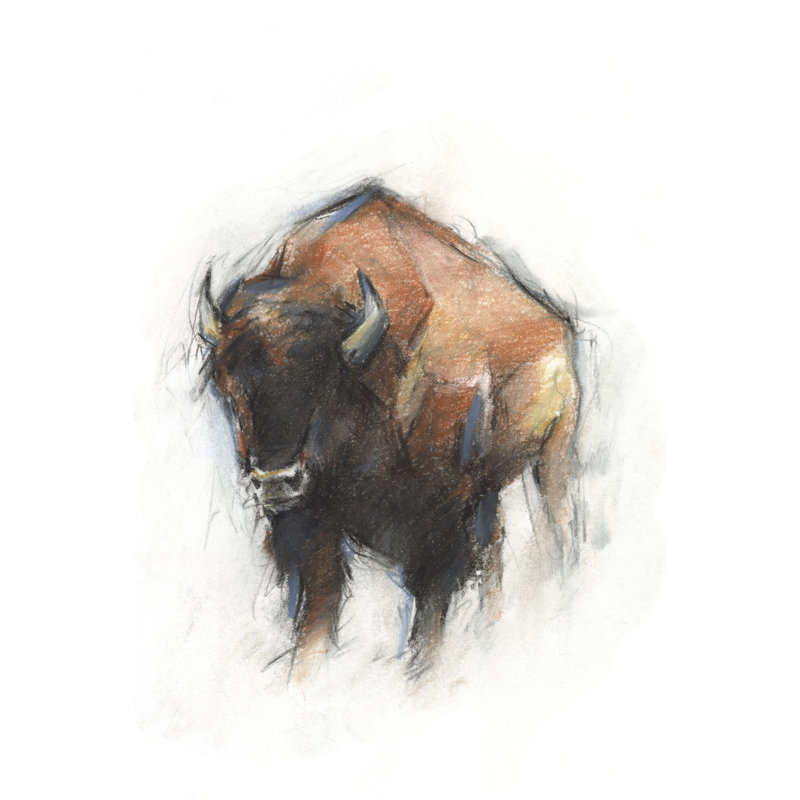 Sienna Animal Study I by Ethan Harper - Wrapped Canvas Print, 76cm H x 51cm W x 3.8cm D