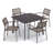 Eiland Premium All-Weather Wicker Outdoor Stacking Dining Armchair