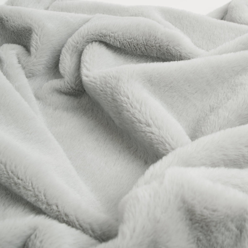 Raynette Throw Blanket, W125 x L150cm, Silver