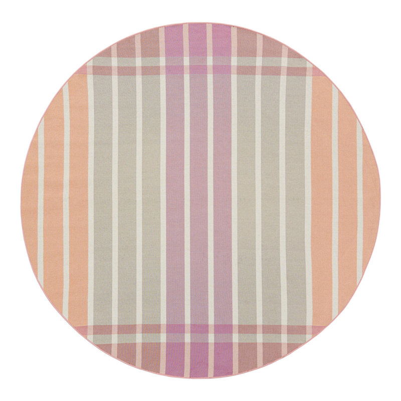 Grierson Indoor/Outdoor Area Rug, Round 7'10"