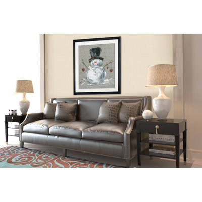 " Linen Snowman II "