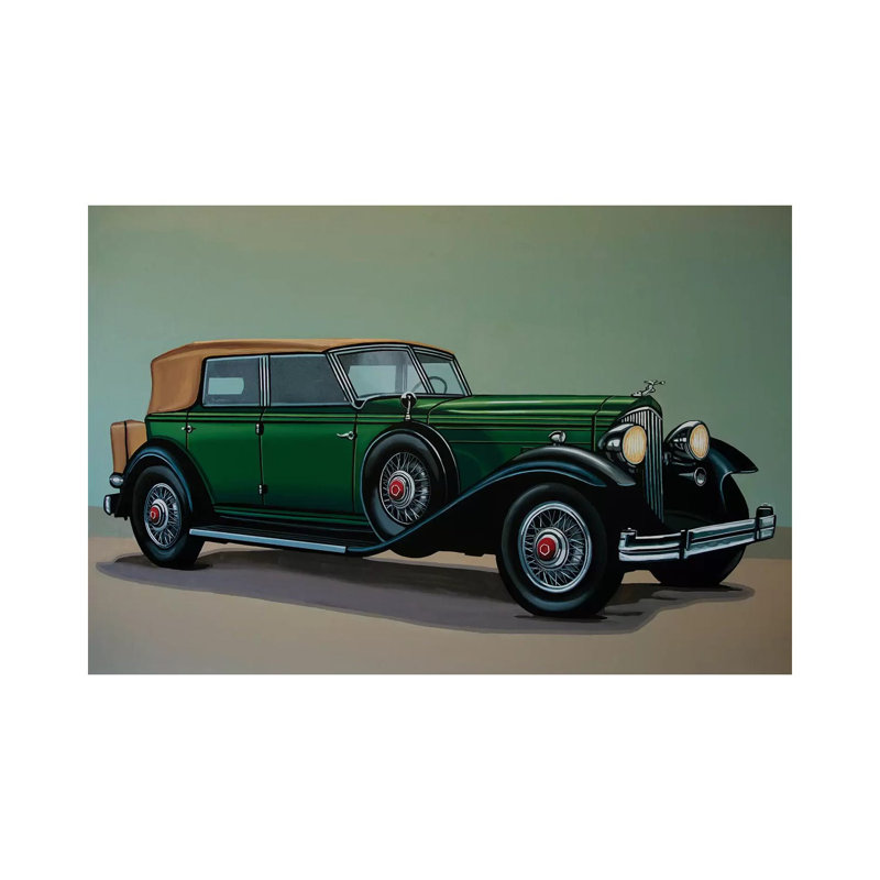 «Packard Phaeton 1934» par Paul Meijering, reproduction d'art sur toile tendue, H 26 po x l 40 po x P 1,5 po