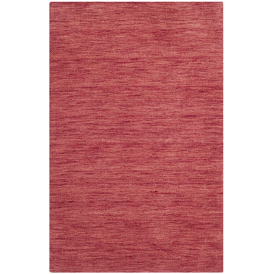 Lynndale Msj Hand Loom Wool Pile Solid Color Rug