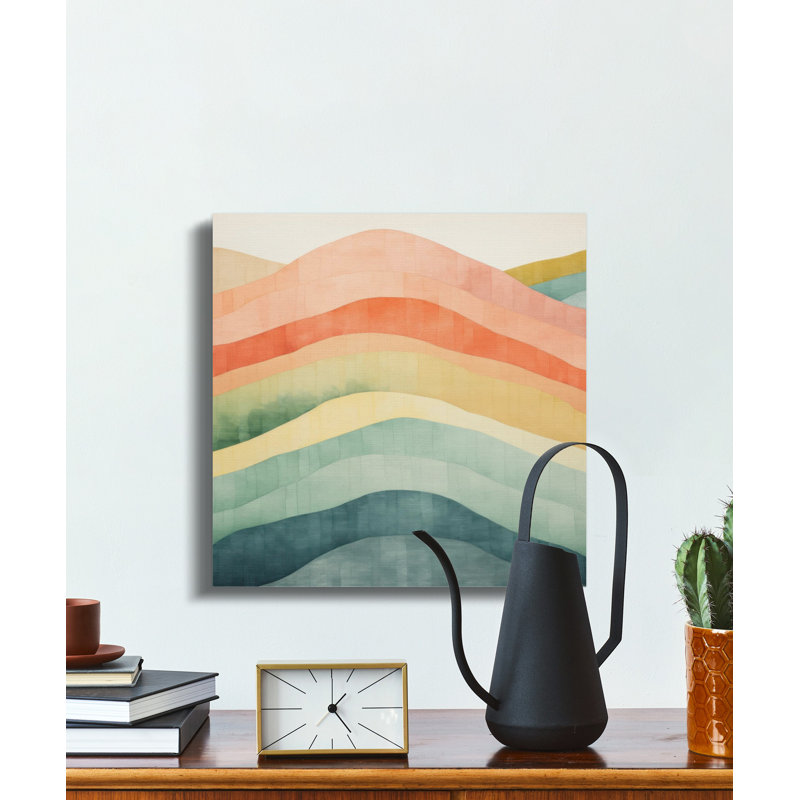 1 Piece Wrapped Canvas Wall Art Set, 35.56 cm H x 35.56 cm W