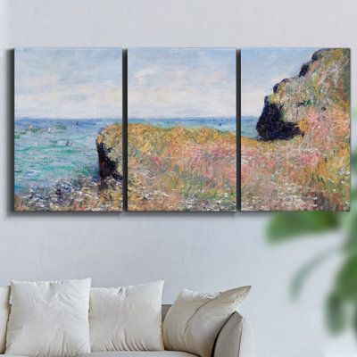 La musique de l'eau sur toile, reproduction de 3 pièces
