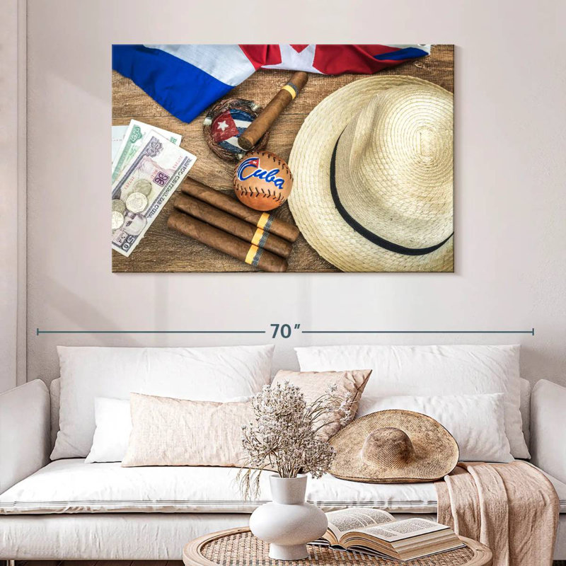 Senne Cuban Vacation, 32" H x 48" W