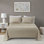 Ensemble de draps surdimensionnés 100% coton 4 pièces