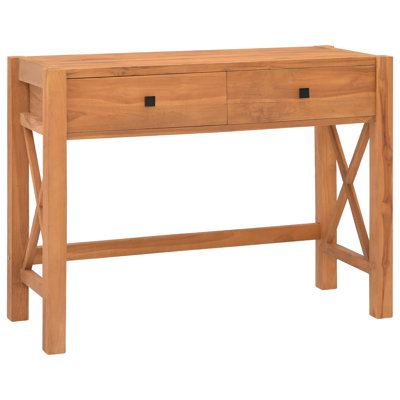 Albritton Solid Wood Base Computer Desk