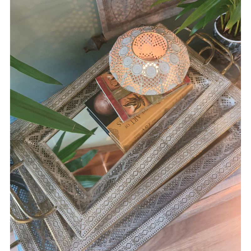 Metal Tray - Set of 3