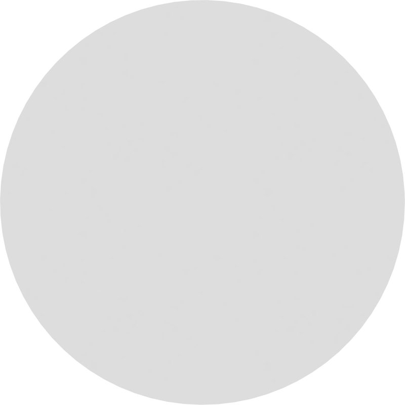 Rosette standard Grayson avec bord biseauté, H 8 po x l 8 po x p 0,5 po