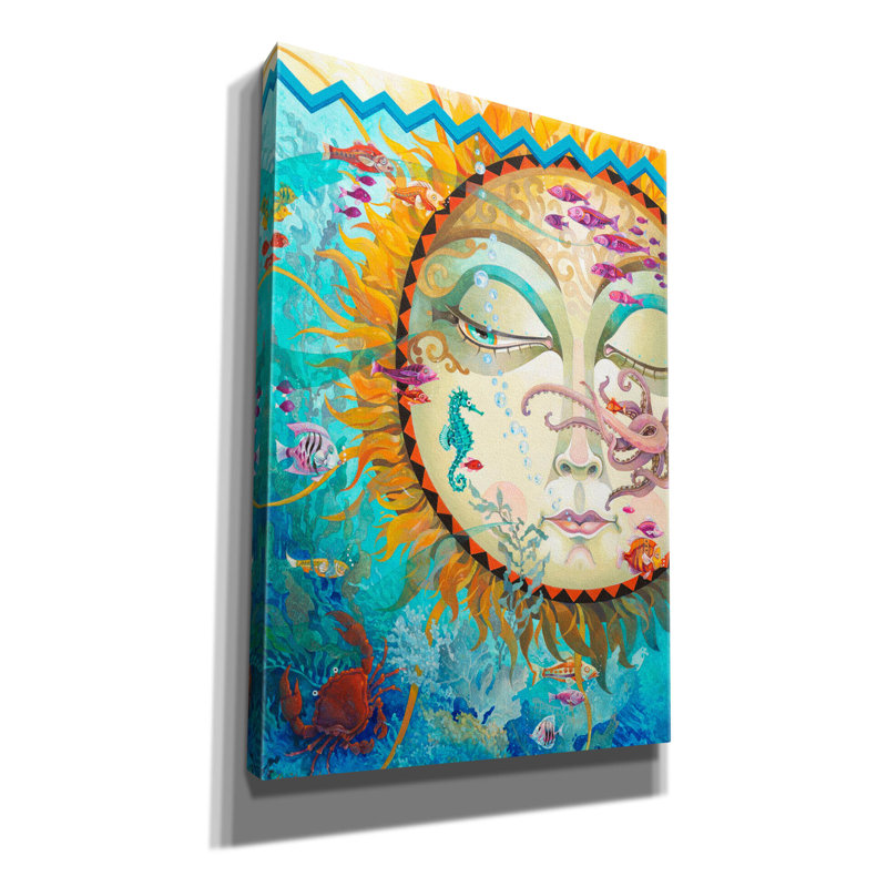 «Sunset» par David Galchutt, art mural sur toile, H 26 po x l 18 po x P 0,75 po
