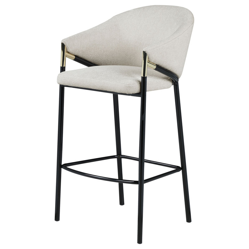 Farlow Upholstered Counter Stool Set of 2 - Metal Frame