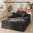 67''Modern Upholstered Corduroy Chaise Lounge Chair Indoor,Oversized Sleeper Chair with Pillows And Armrests For Living Room, Movie Room, Bedroom – No Assembly Required-579329985