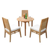 Outdoor 5 - Piece Teak Dining Set