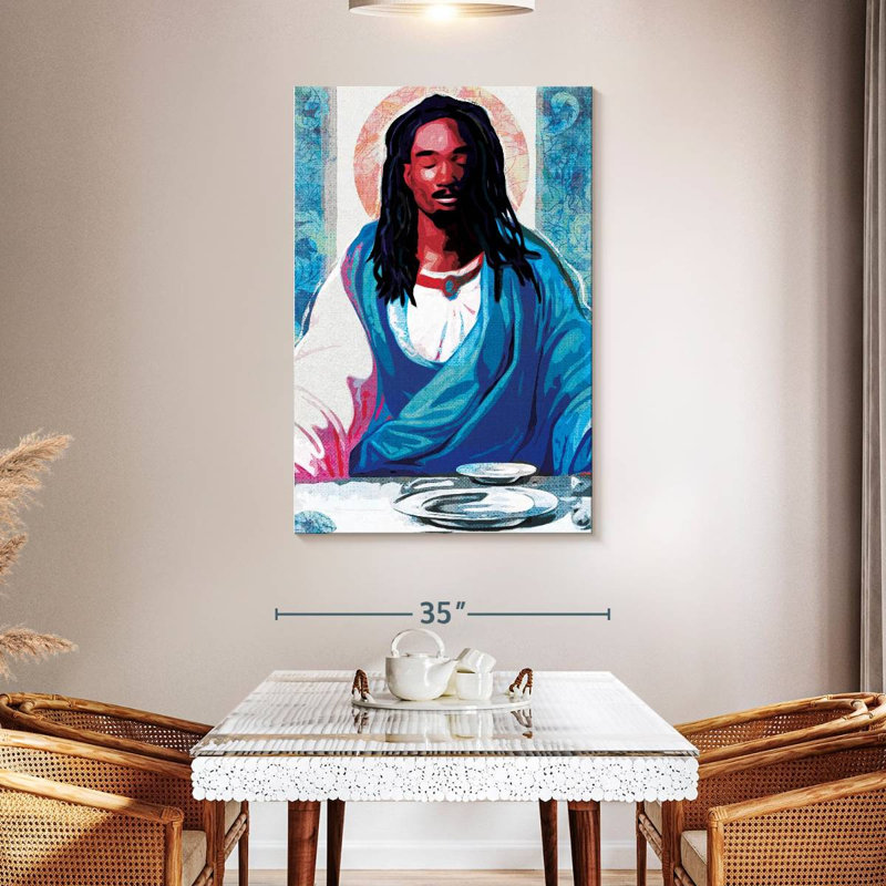 Adella Black Christ, 48" H x 32" W