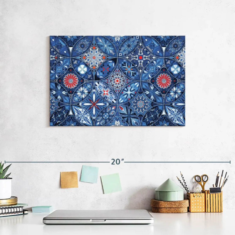 Kerner Floral Kaleidoscope, 8" H x 12" W