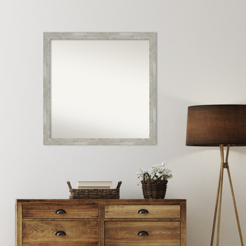 Miroir de salle de bain Regen, Carré, 33,5 po x 33,5 po