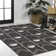 Matthew Modern Geometric Black/Cream Indoor/Outdoor Rug