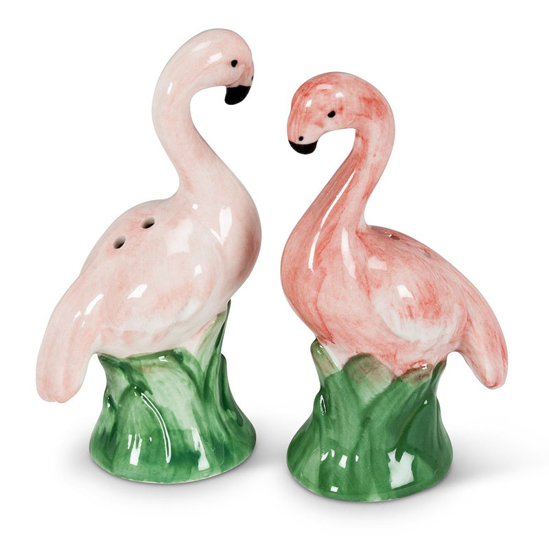 Ensemble salière et poivrière Mr. MJs Flamingo