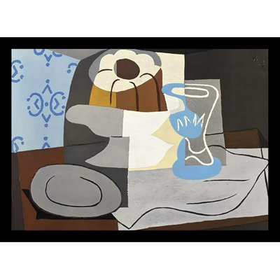 Reproduction d’art sur papier encadrée « Still Life avec Charlotte 1960 » par Pablo Picasso