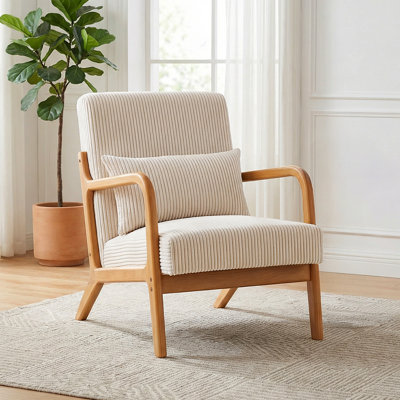 Fauteuil d'appoint ergonomique Mid-Century