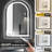 Metal Arch LED Wall Mirror-1645045221