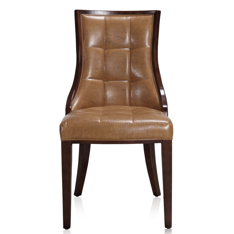 Chaise d'appoint capitonnée, Chameau