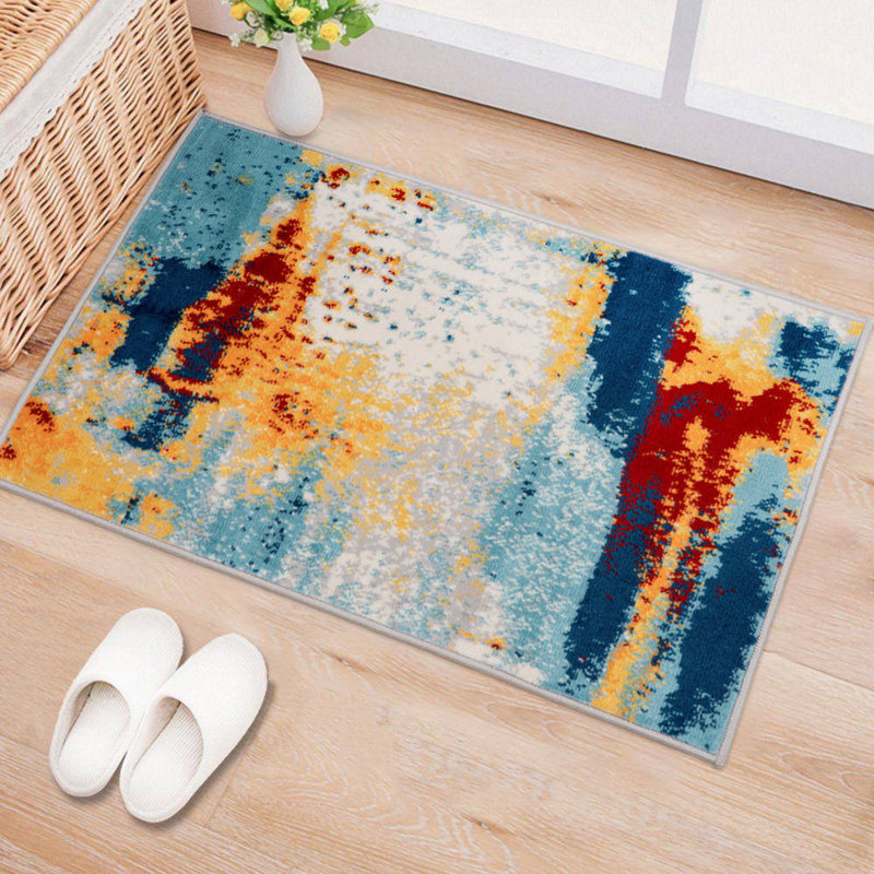 Abstract Indoor Rug, Rectangle 2' x 3'