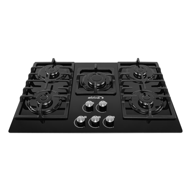 Plaque de cuisson à 5 brûleurs au gaz naturel ABBA