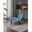 Chaise de salon en velours sans accoudoirs-108743764