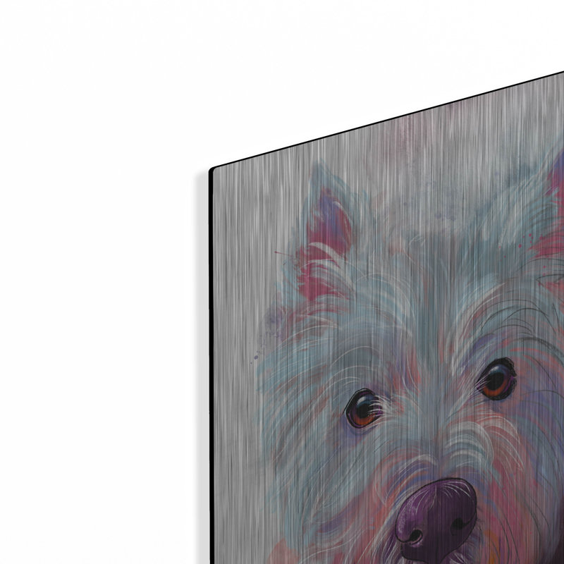 "Lily The Westie" par Dawg Painter, H 24 po x l 16 po