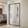Versatile Adjustable Shower Door with Advanced Tempered Glass and Durable Aluminium Alloy Construction