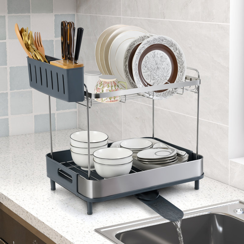 Stainless Steel Countertop Dish Rack