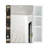 Contemporary HD Silver Mirrored Bathroom Cabinet with 5-Tier Shelves