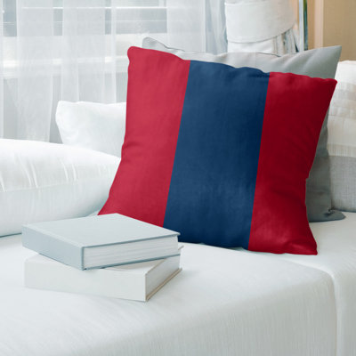 Striped Linen Reversible Throw Pillow