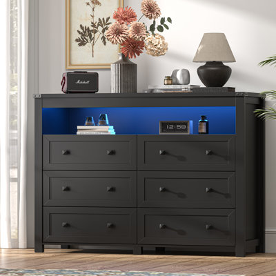 47.24 " W 6 - Drawer Dresser