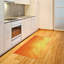 Tapis décoratif orange à haute densité de fibres longues en polyester-42029104