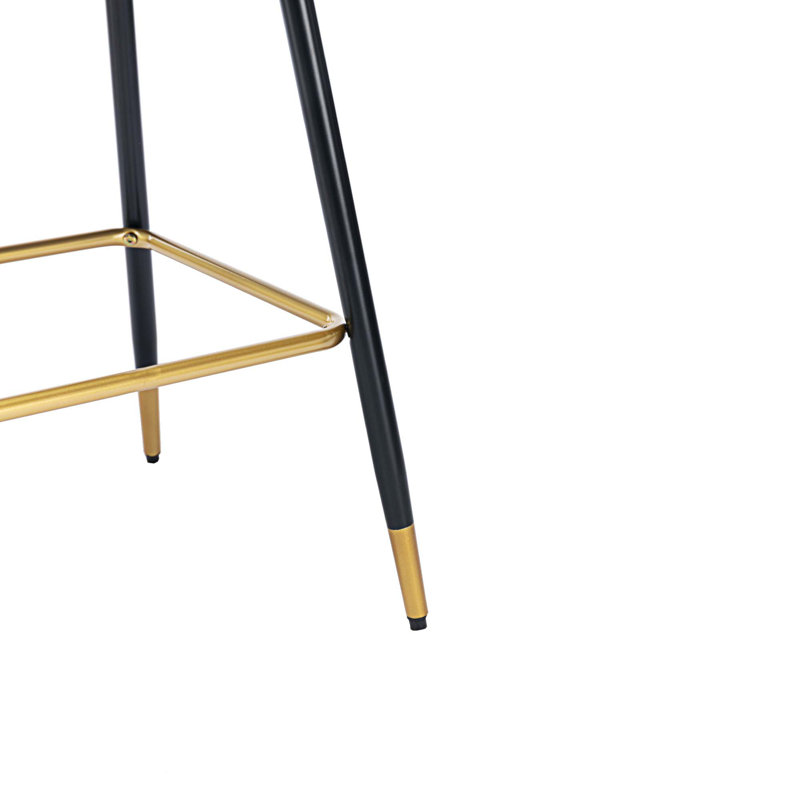 Tabouret de comptoir 26,38 po Manucher, gris