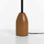 Lampe de table en grain de bois massif Farmhouse Chic - Lampe de chevet à chevet en rotin - Décoration vintage