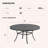 Patio Metal 60 L x 60 W Outdoor Round Dining Table-321905301