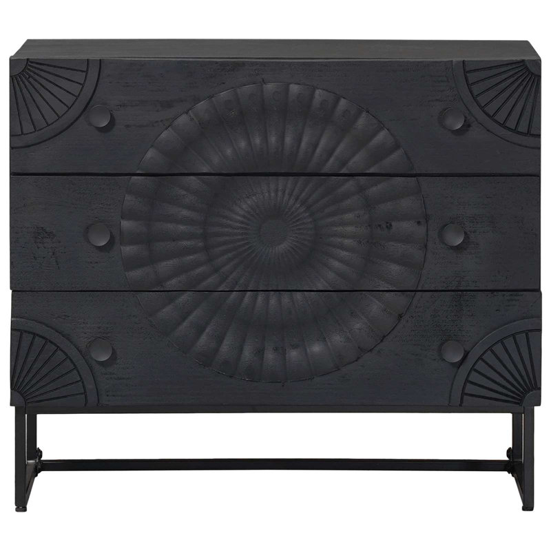 3 - Drawer Rectangle Accent Chest