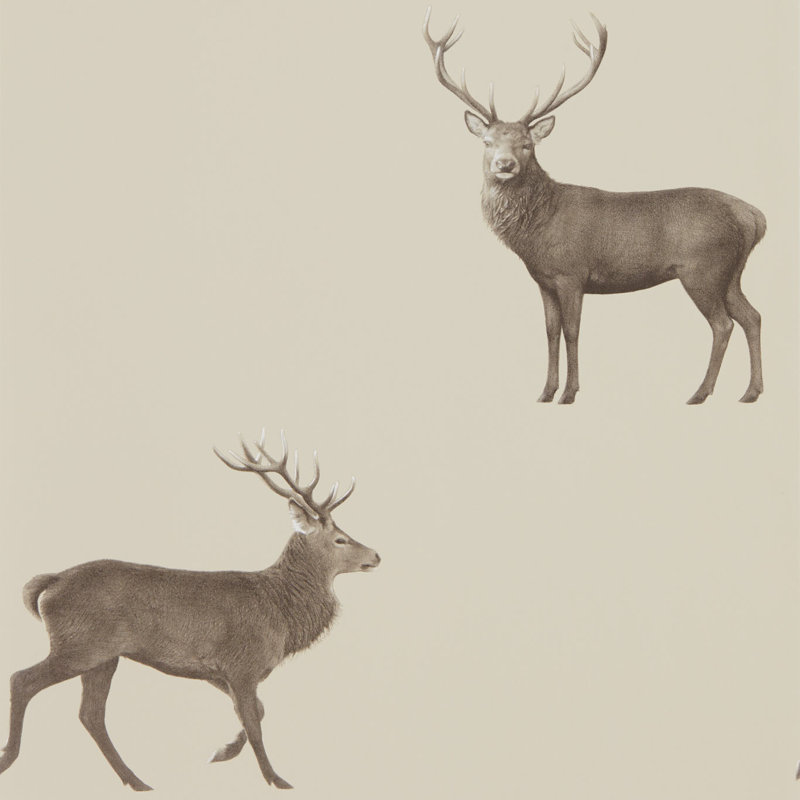 Evesham Deer 10.05m x 52cm Wallpaper Roll