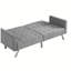 Canapé-lit Canapé-lit convertible gris clair pliable
