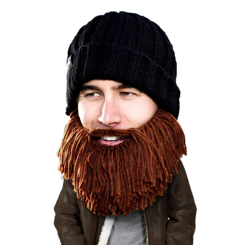 Vagabond barbare à tête de barbe, brun, Brun