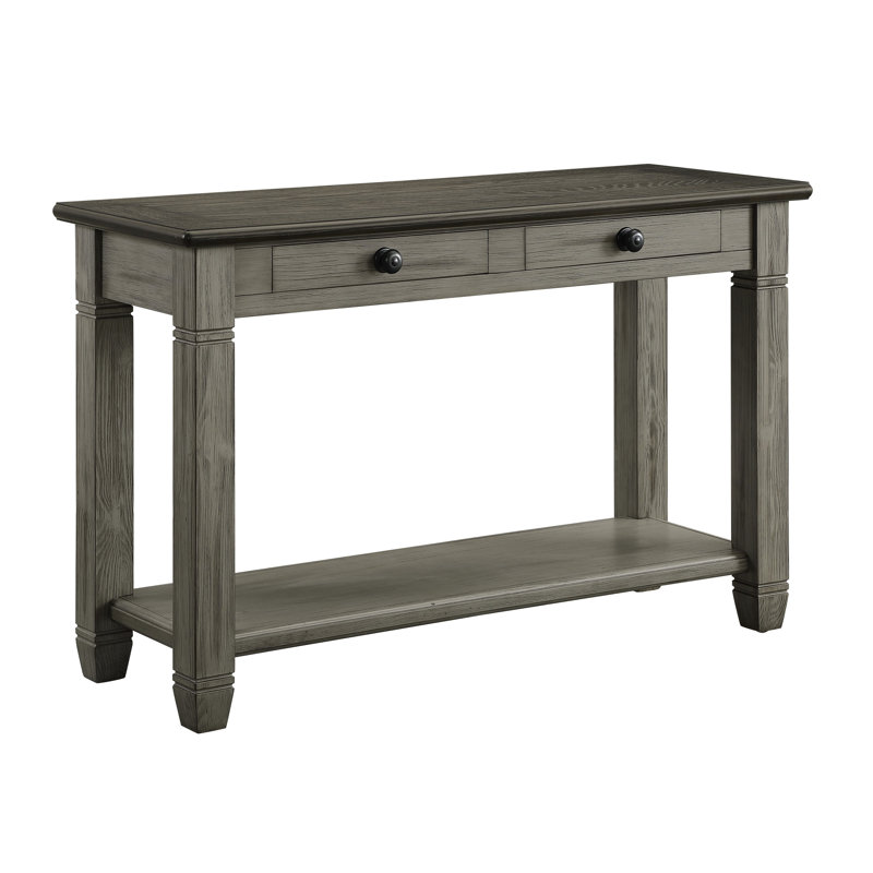 Table moderne avec café et gris antique, couleurs variées, tablette inférieure