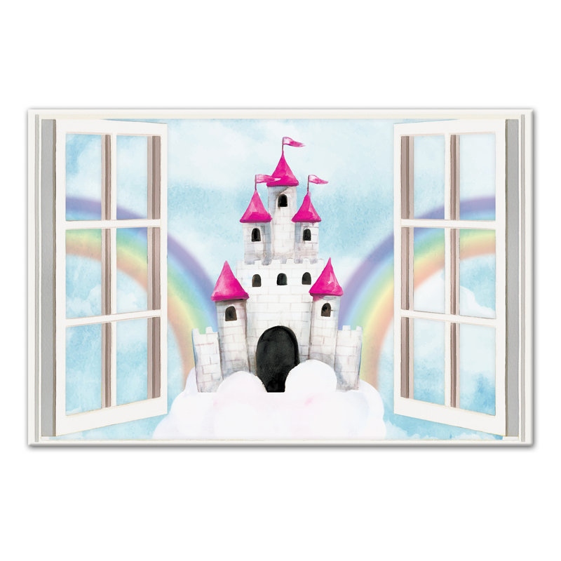 Art sur toile, fenêtre de Karly, H 32 po x l 48 po x P 1,25 po