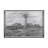 Farm view sketch I a Hand Embelished Textured Framed Art Print Matted under Glass