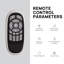 Ventilateur de plafond standard 42 po Smart Chrome